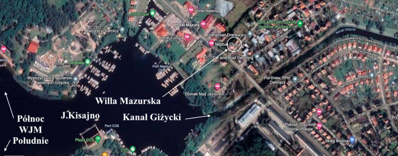 Apartament Willa Mazurska 5 ギジツコ エクステリア 写真
